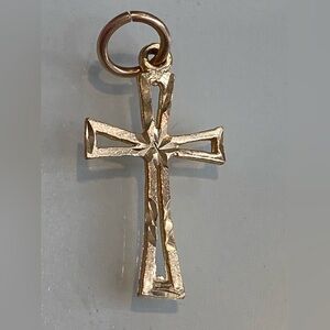 10k Gold Cross Pendant